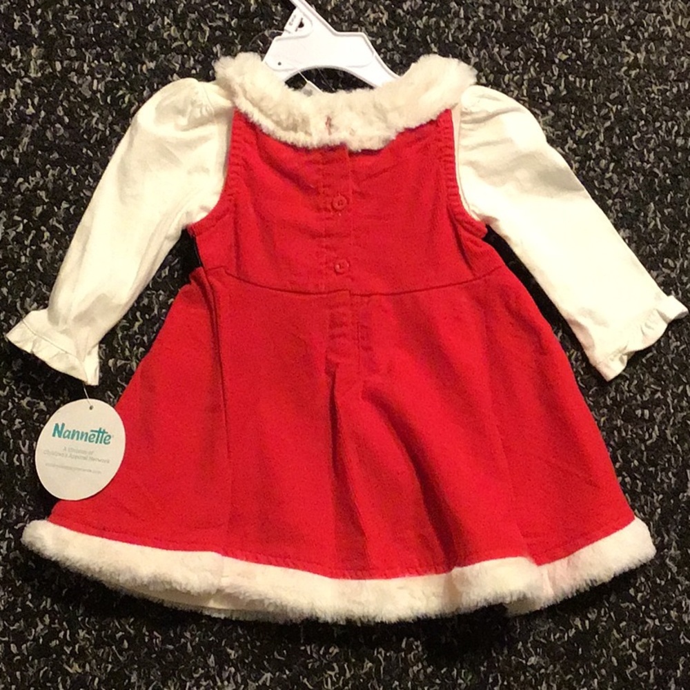 Adorable baby Christmas Santa Dress - Picture 3 of 3